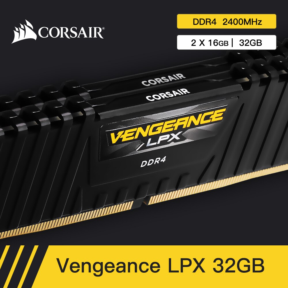 CORSAIR DDR4 RAM Desktop Memory Vengeance 16GB 8GB 3200MHz 3600MHz Dimm Memoria Rams PC4 Gaming Memória Suporte Motherboard