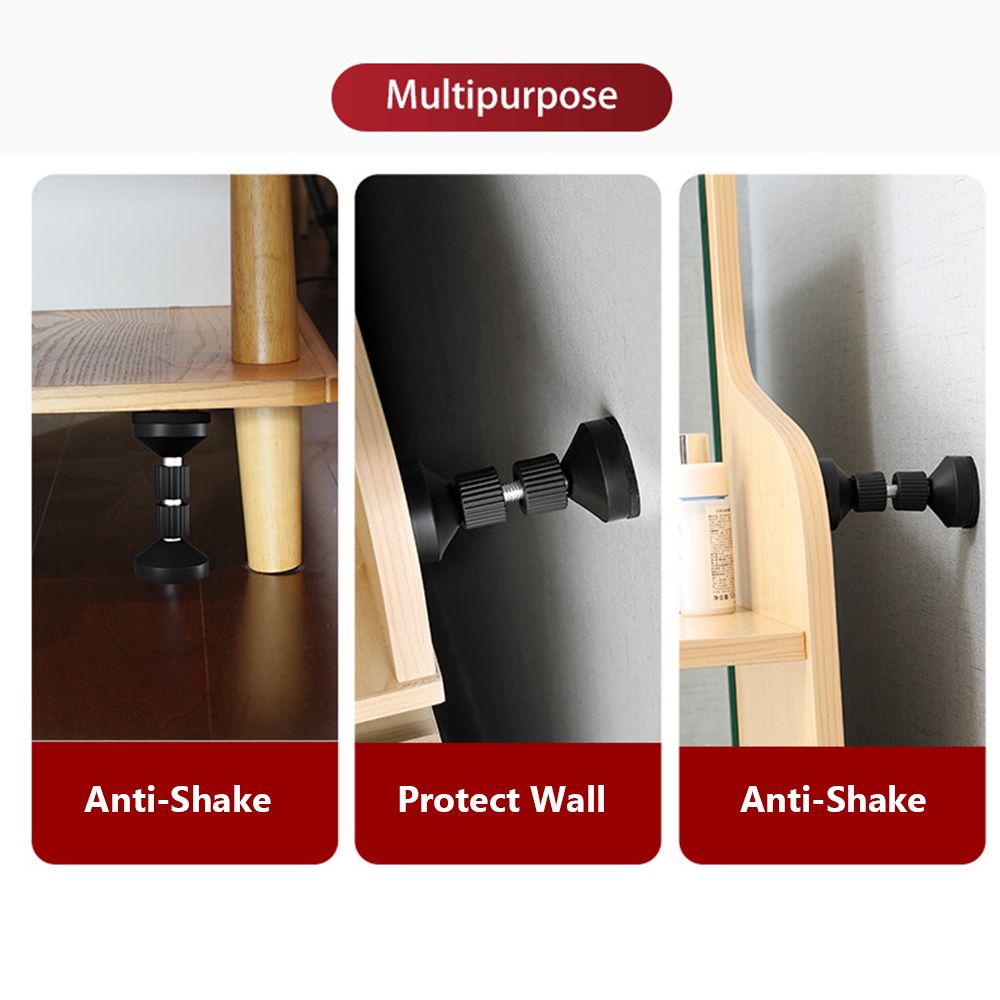 Bed Frame Anti-Shake Adjustable Thread Headboard Stopper Bedside Telescopic Support Cabinet Sofa Funiture Stabilizer Fixator