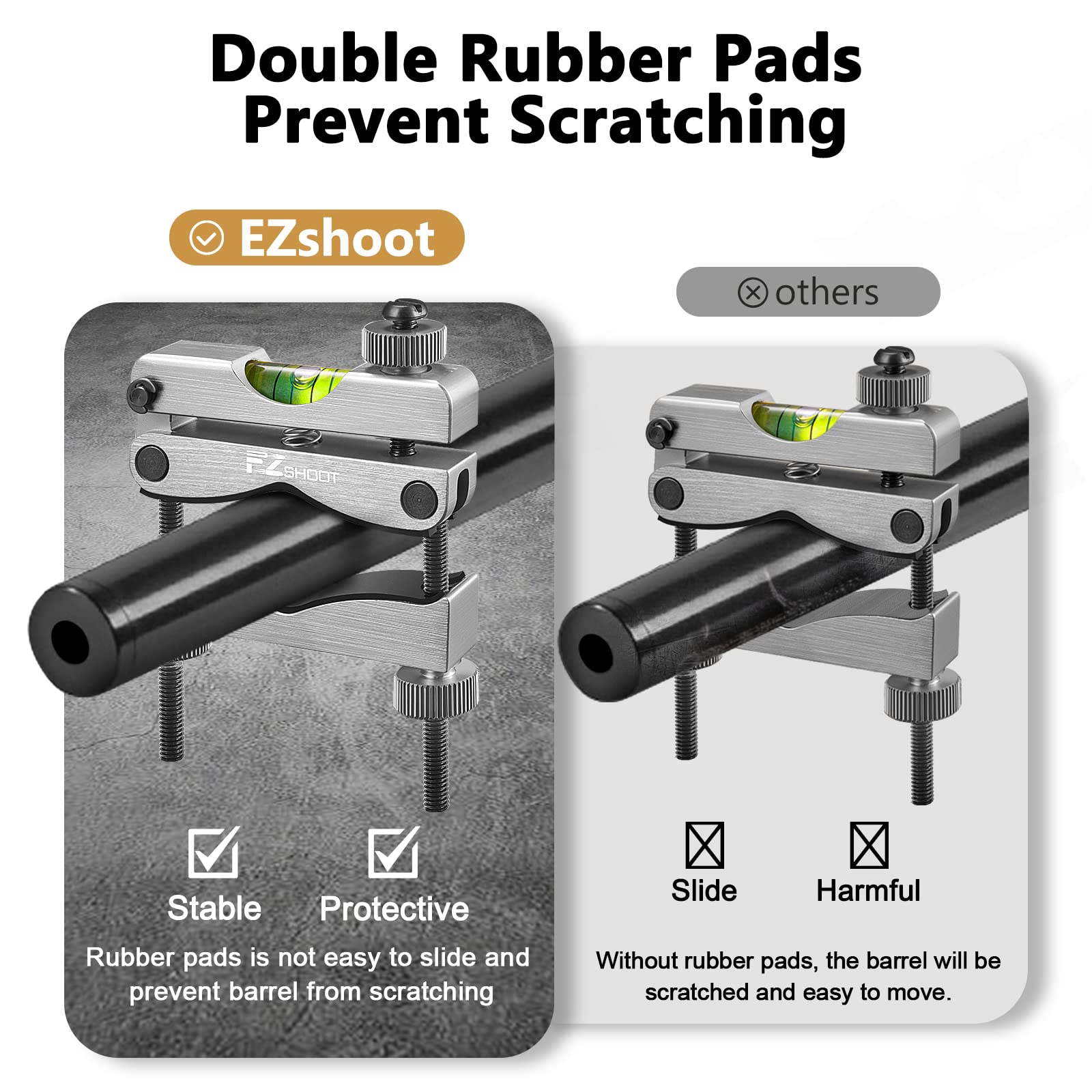EZshoot Scope Leveling Kit with High-Precision Bubble System Magnetic Universal Storage Case for Equipment and Maintenance