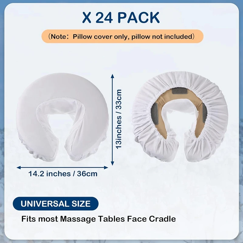 LICE-12Pcs Face CradleสําหรับนวดReusableนวดตารางRestครอบคลุมน้ํามันHeadrest Cradleแผ่น