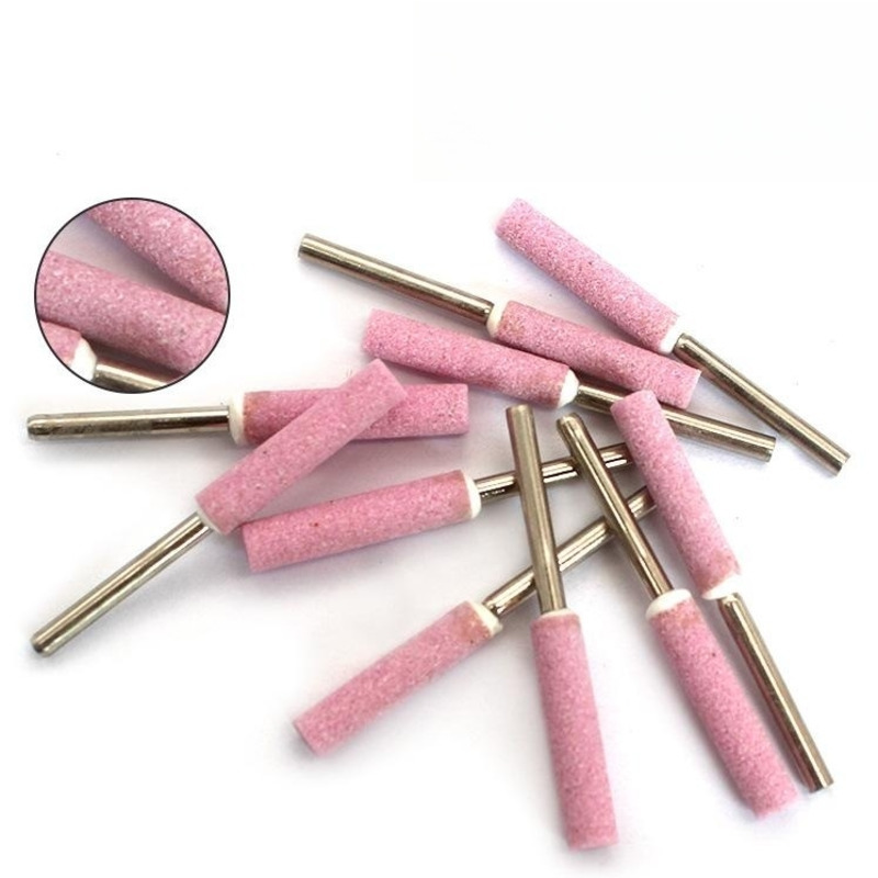 10Pcs Chainsaw Sharpener Set  4.4-5.5mm Grinding Stones  Metal Polishing  High-Quality Sharpening Files
