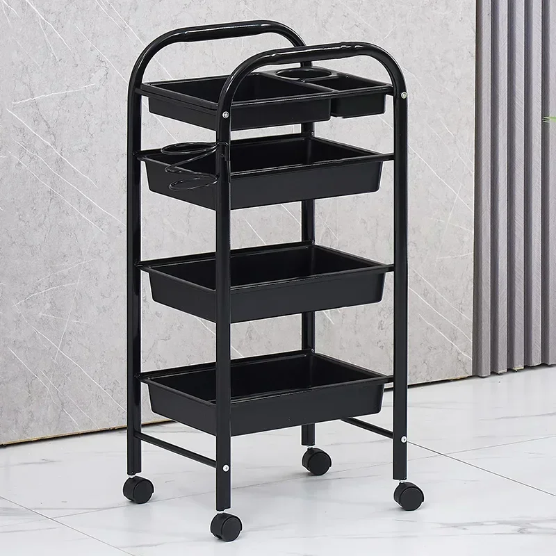 Carrinho de estética para cabeleireiro, carrinho elegante, mesa de compras, barbeiro, salão de beleza, móveis auxiliares