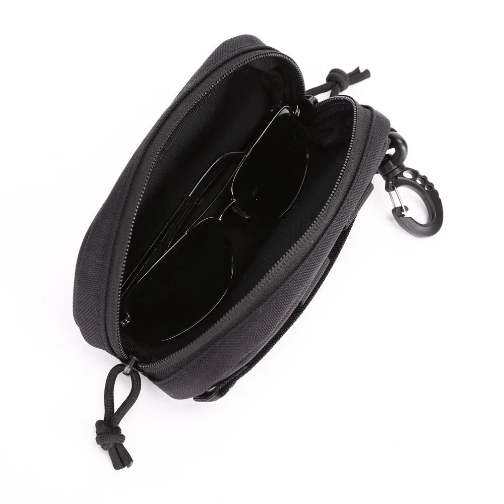 Taktische Molle Brillenetui Sonnenbrille EDC Hüfttasche Utility Armee Jagd Zubehör Organizer Brillenetui Tasche