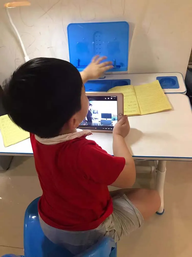 Multifuncional Kids' Study Table, Ergonômico Crianças Homework Desk, Ajustável e Cadeira Combinação, Estudante