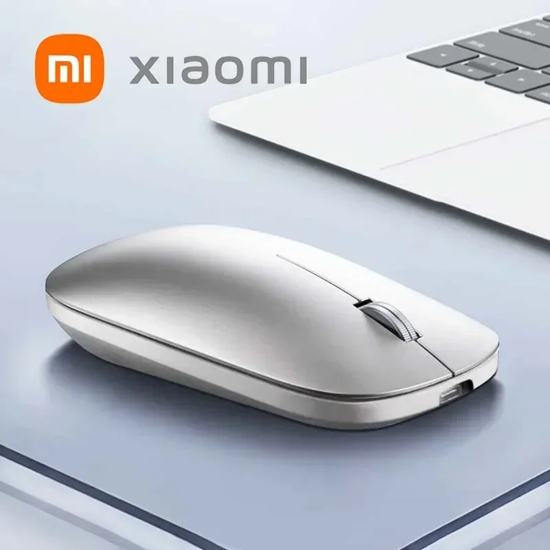 Ratón inalámbrico Bluetooth Xiaomi 2,4G modo Dual DPI ajustable tipo C recargable silencioso ergonómico portátil ratón de oficina 2025