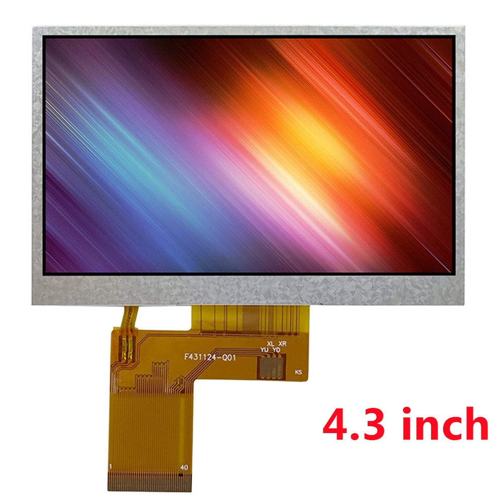 4,3 Zoll 480xRGBx272 GC3047 Treiber 350 helles TFT-LCD-Anzeigemodul ohne Touch 40PIN RGB
