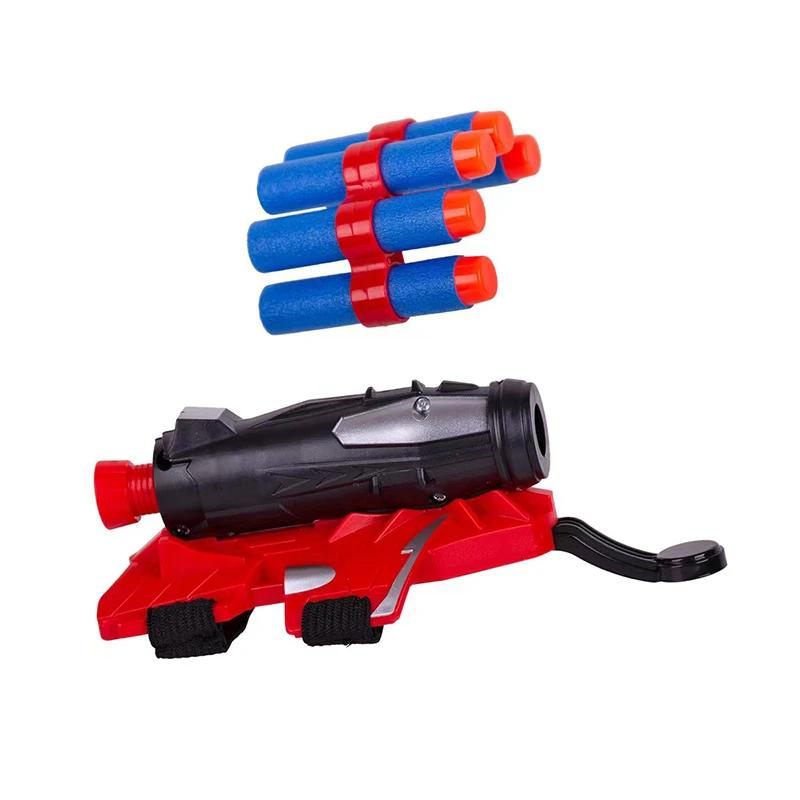 Spider Launcher ของเล่นเด็กถุงมือ Web Shooters ฮาโลวีนสายรัดข้อมือ Prop เด็กคอสเพลย์รูปเกมคริสต์มาสเด็กปัจจุบันของเล่น