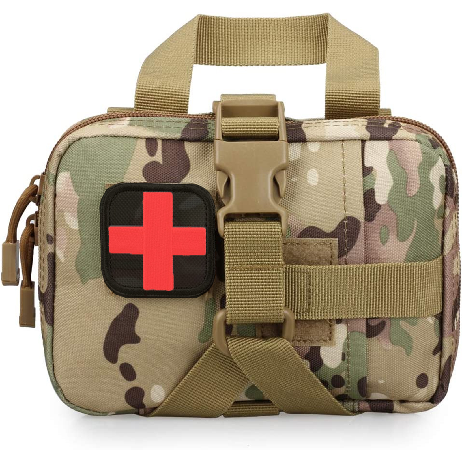 อัพเกรดยุทธวิธี EMT กระเป๋า Rip Away Molle ชุดการแพทย์ IFAK Tear-Away First Aid Kit เดินป่ากลางแจ้ง mergency Survival Bag