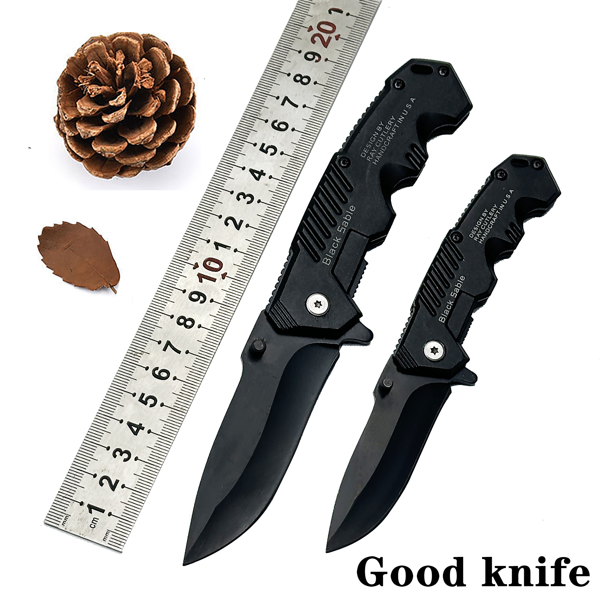Multi functional and convenient household folding knife EDC pocket knife is suitable for outdoor fishing, survival and hunting
