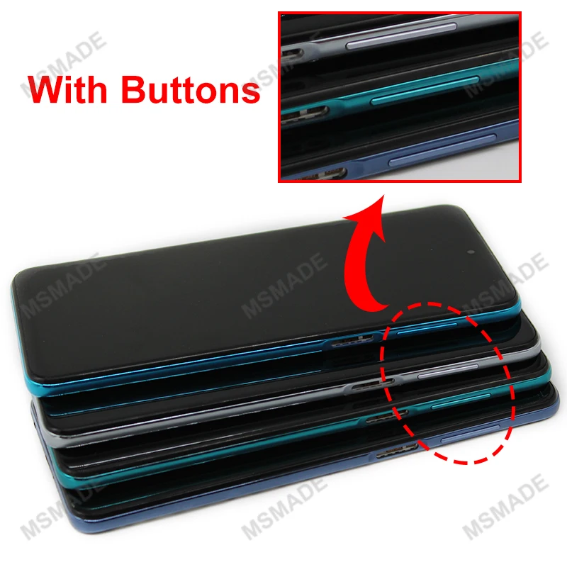 6.67 "สำหรับ Xiaomi redmi Note 9 Pro จอแสดงผล LCD ทัชสกรีนดิจิไทเซอร์สำหรับ redmi Note 9S อะไหล่ M2003J6B2G จอแสดงผล