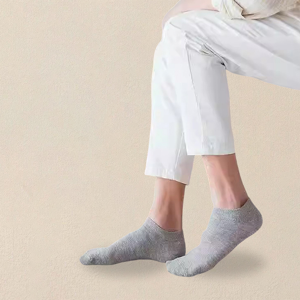 10/20/40 pares de calcetines náuticos para hombre, calcetines deportivos de negocios con absorción de sudor para verano y otoño, calcetines tobilleros versátiles de Color sólido