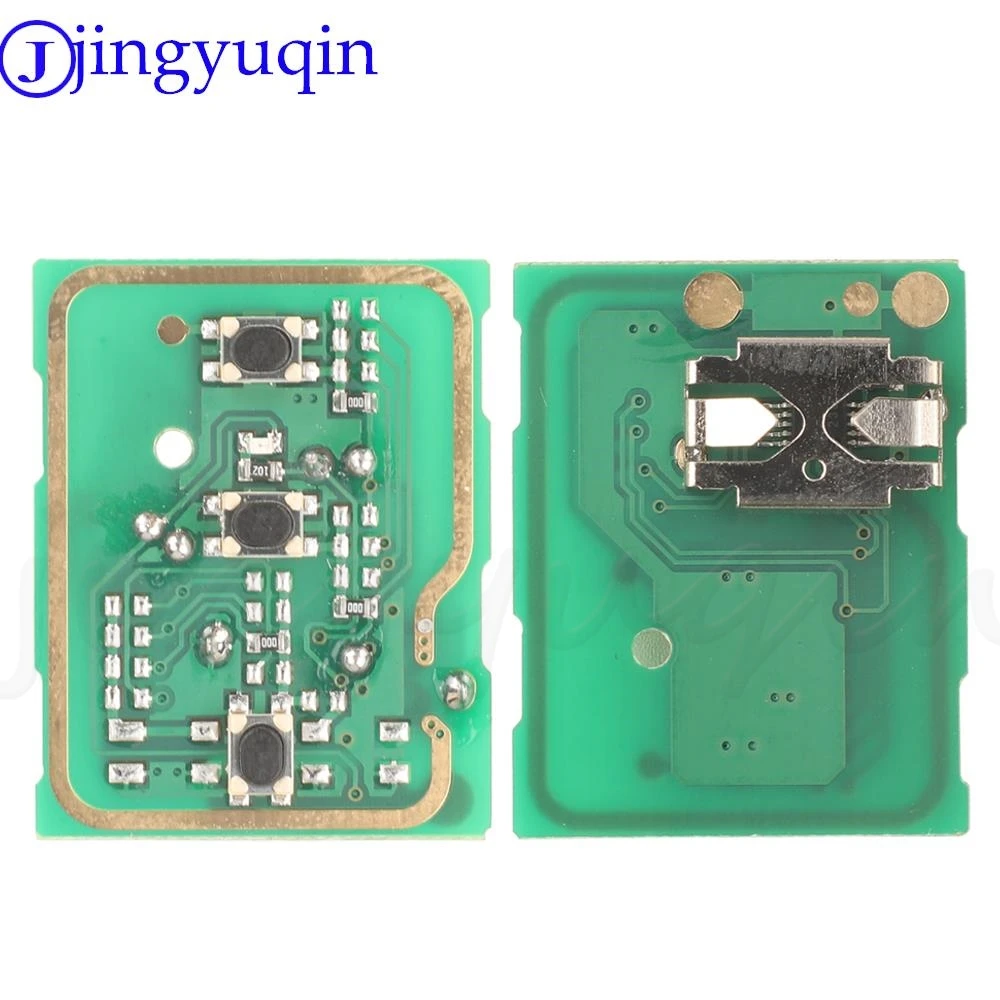 Jingyuqin Gấp Chìa Khóa Điều Khiển Từ Xa Máy Khởi Động Ô Tô 3 Nút 433 Mhz 4D63 Chip Dành Cho Xe Mazda 2 / 3 / 5 / 6 / MX5 / CX7 (SKE126-01)