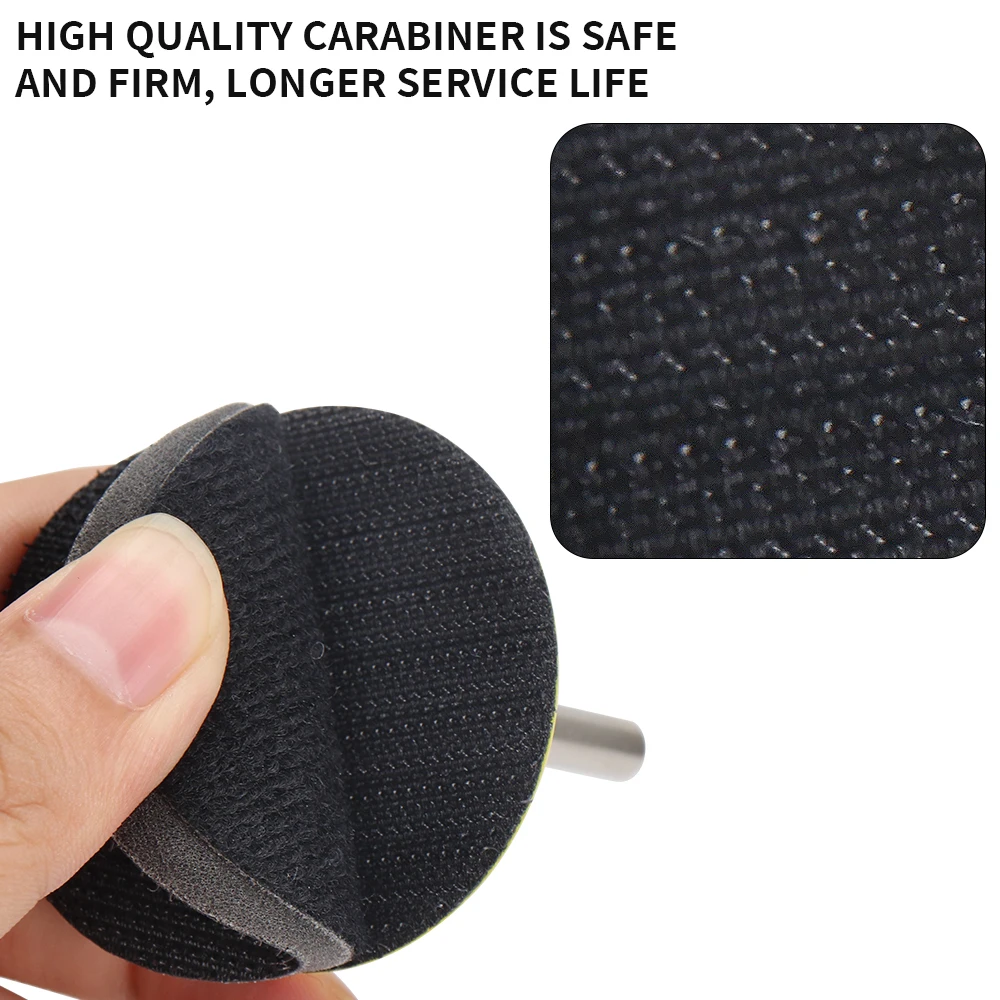 5pcs 2/3inch Soft Sponge Interface Pad Hook & Loop Sanding Pads Backing Plate For Sander Polishing Grinding Sanding Disc