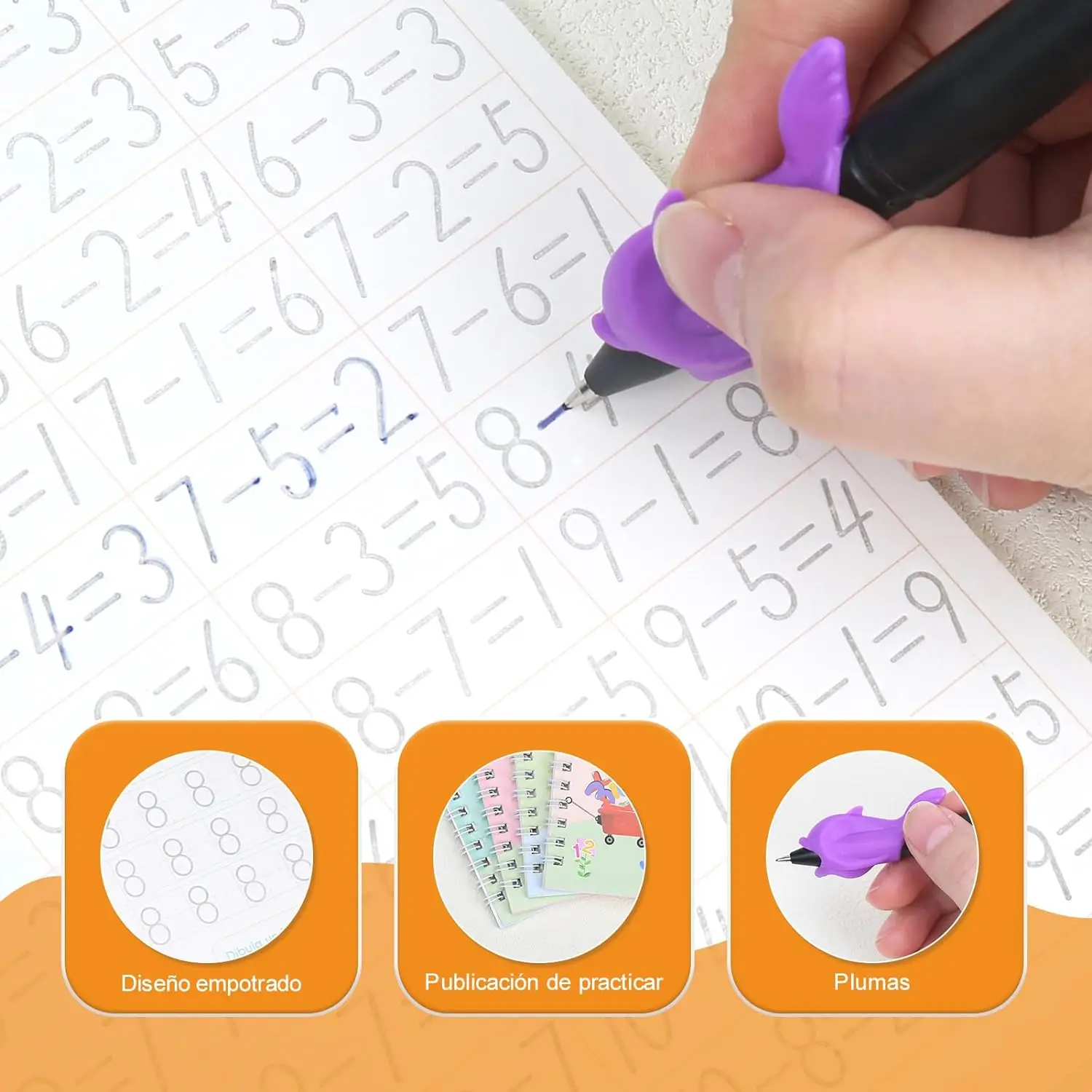 Russian Magic Books for Children Reusable Magic Notebook Writing for Lettering Calligraphy Set Calligraphy Handwriting Copybook