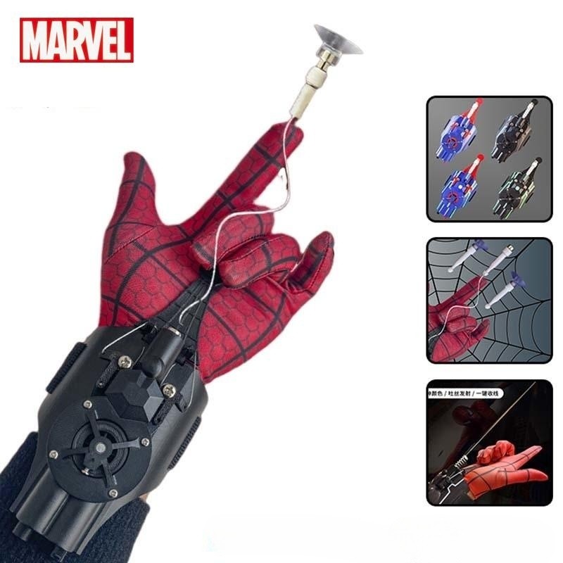 Ml Legends Spiderman Web Shooters Spielzeug Spider Man Handgelenk Launcher Cosplay Peter Parker Zubehör Requisiten Handschuhe Für Kinder Geschenk