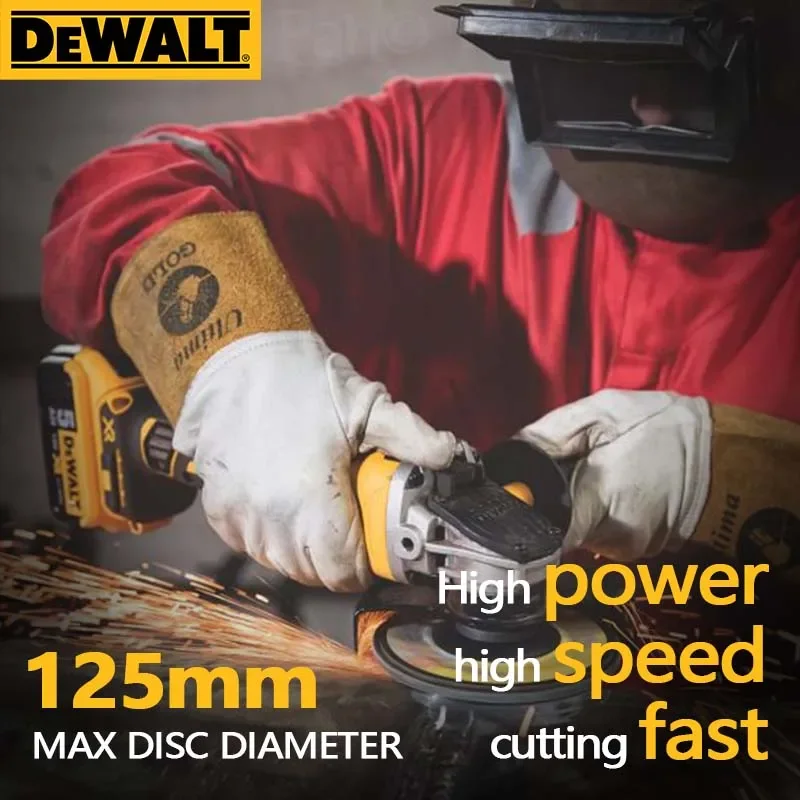 DeWalt Angle Grinder Brushless Handheld Grinding Machine Polishing Machine Wireless Lithium Battery Cutting Machine Dcg405