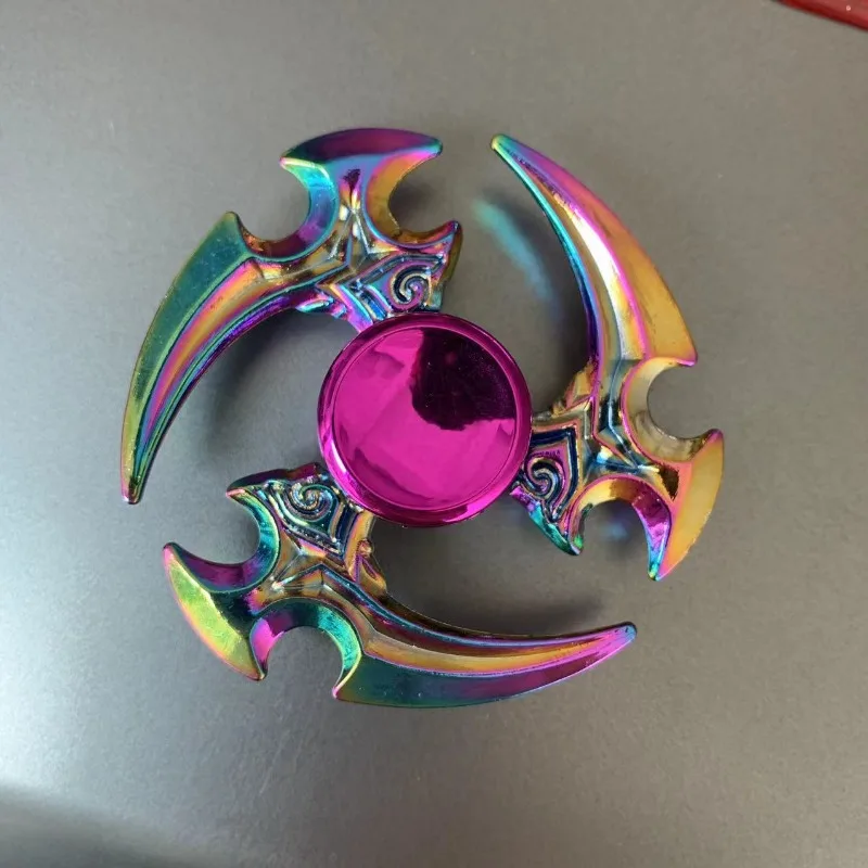 ใหม่ 28 สไตล์โลหะที่มีสีสัน Fidget Spinner Decompression Alloy Rainbow Hand Spinner EDC ผู้ใหญ่นิ้วมือความเครียดบรรเทาของเล่นขายส่ง