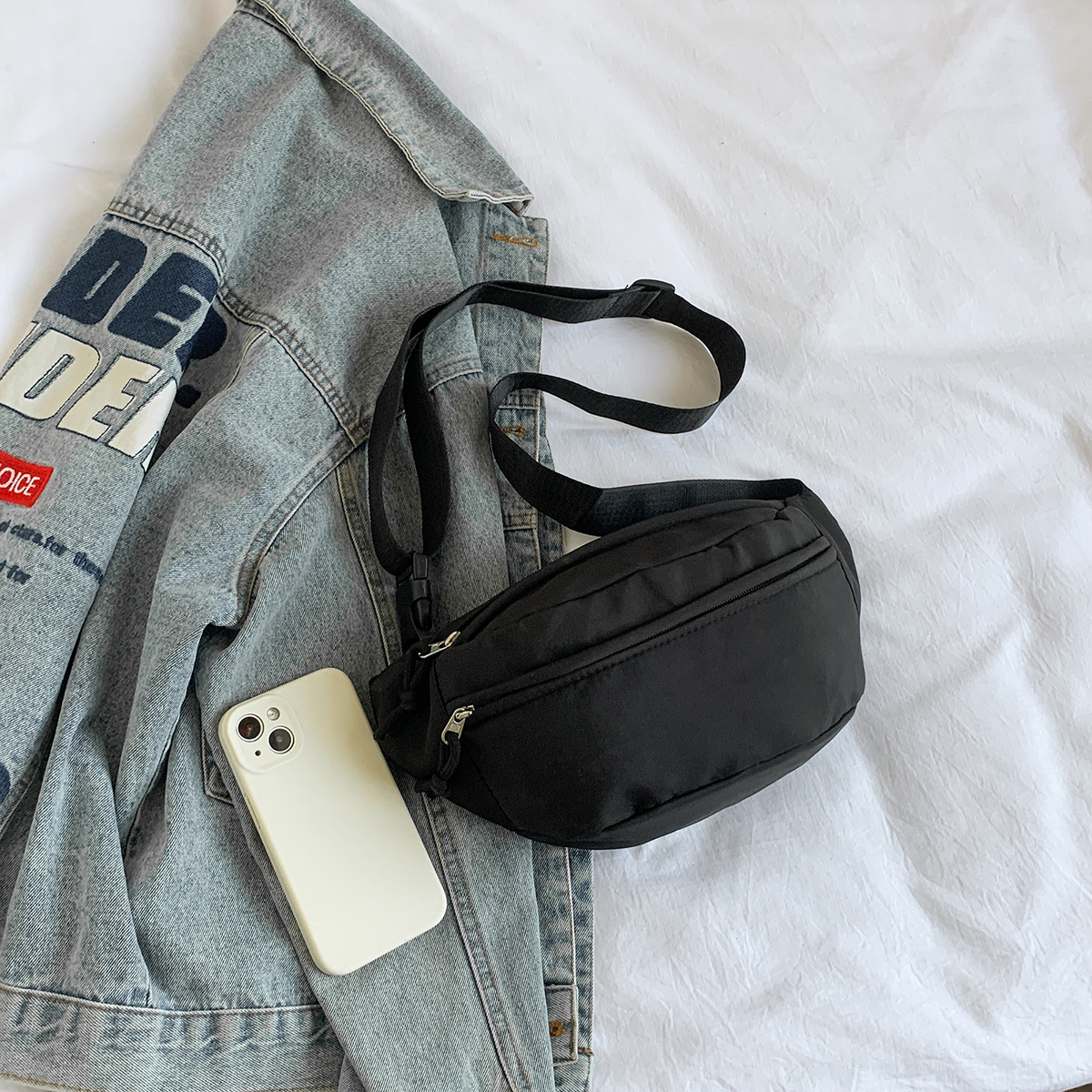 Fanny Packs Brusttasche, Hüfttasche, Umhängetasche, Rucksack für Damen, Hüfttasche, verstellbarer Riemen für Reisen, Sport, Laufen, Gürteltasche