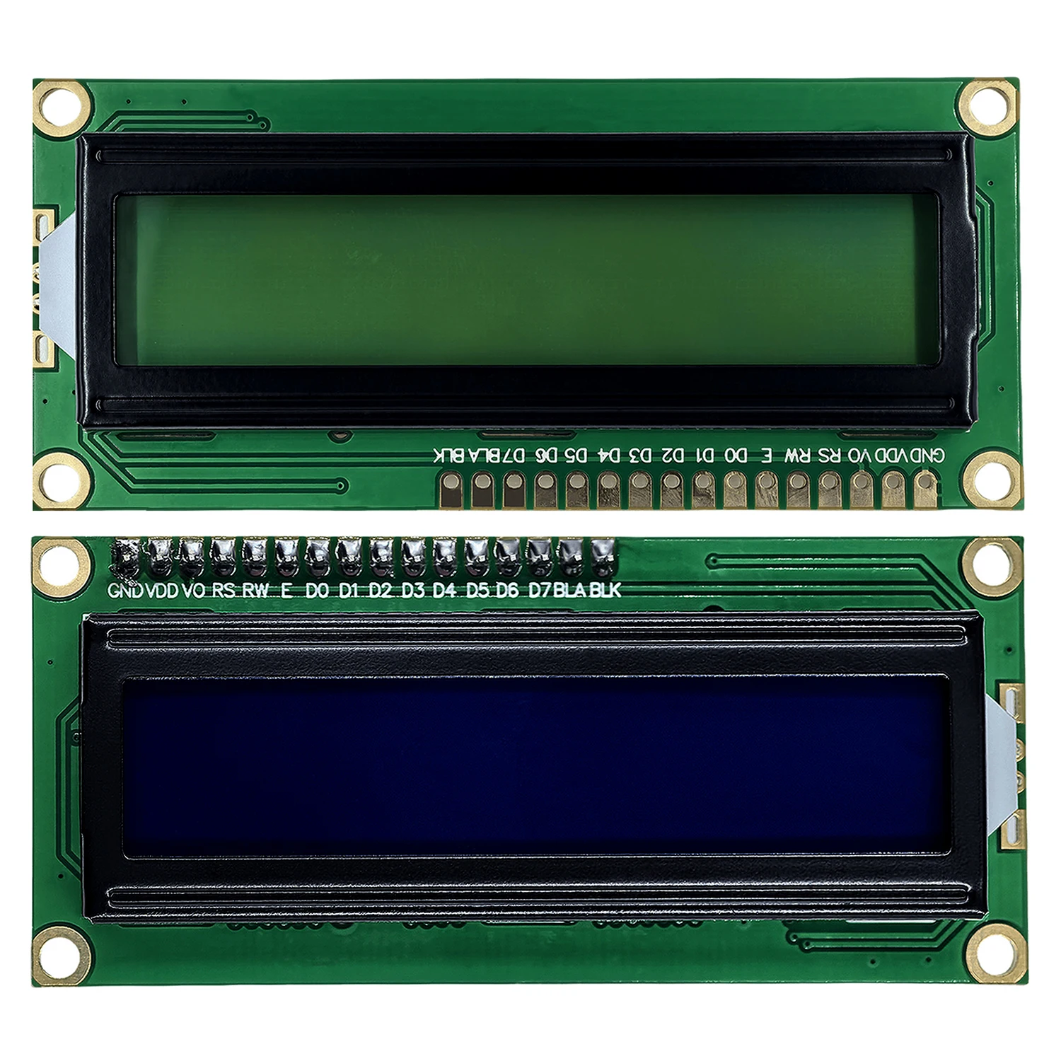 LCD1602 IIC Модуль ЖК-дисплея 16x2 символов ЖК-дисплей PCF8574 PCF8574T Интерфейс адаптера I2C 5 В Синий Желтый Зеленый Экран для Arduino
