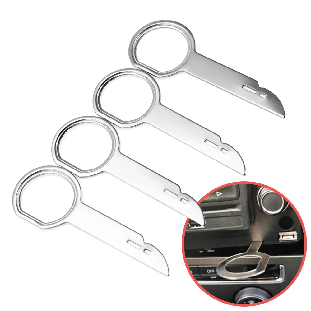 Teclas de extracción de Radio estéreo de coche, herramienta de CD para Audi A4, A3, B6, B8, VW Passat B5, B7, Skoda Octavia A7, A5