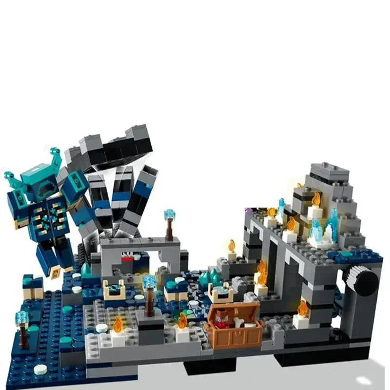 852pcs DIY ของเล่นเพื่อการศึกษา,เกมคลาสสิก Dark World GUARD Building Blocks ของขวัญวันเกิดของเล่นเด็กคริสต์มาสของขวัญ