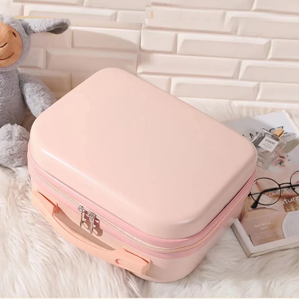 14 Inch Travel Mini Solid Color Lightweight Portable Small Hard Makeup Box New Style Student Lightweight Boarding Luggage