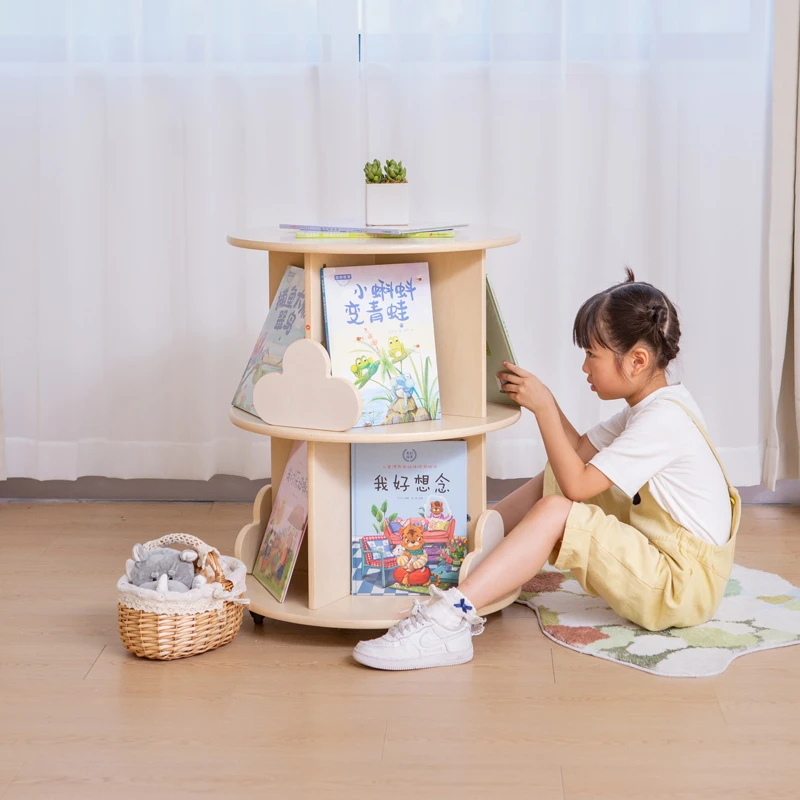 Estante móvel pré-escolar estante criança sala de leitura design moderno creche centro design educação móveis