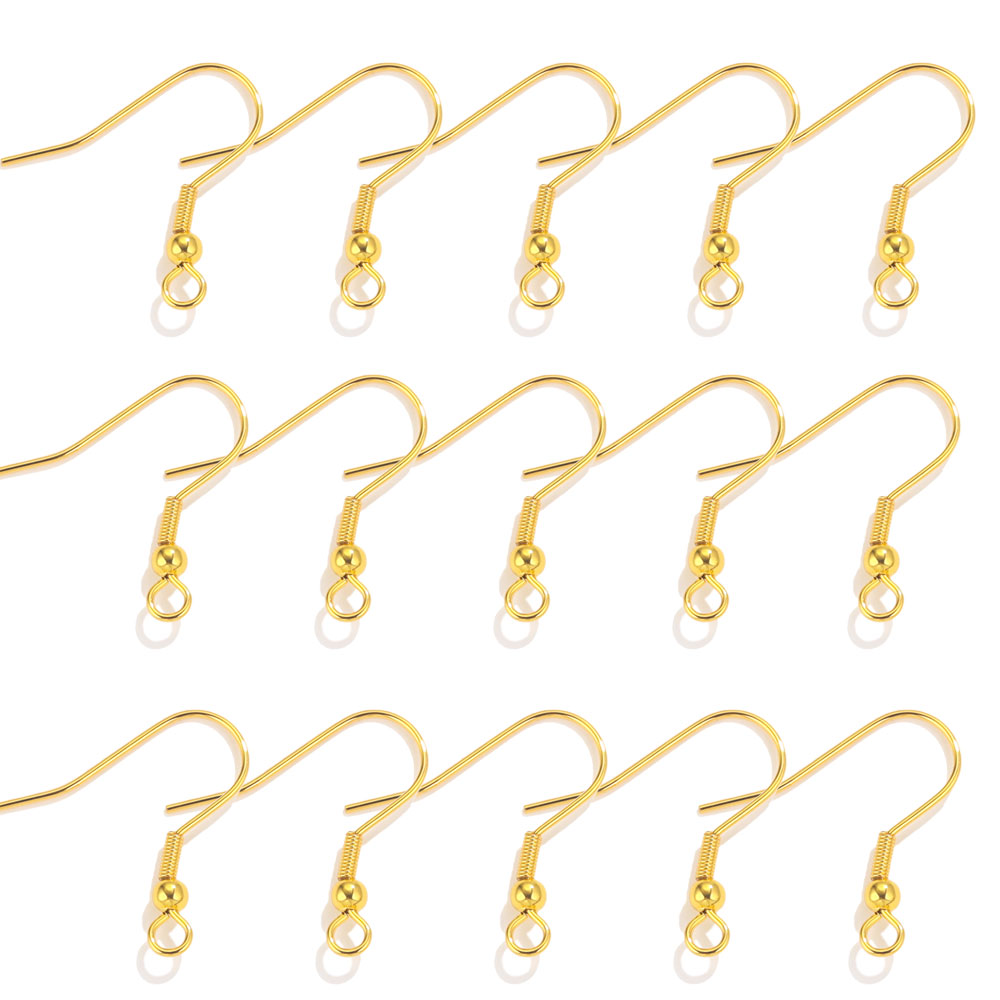 ステンレス鋼のイヤリング,フック,クラスプ,イヤーワイヤー,DIY,ジュエリー素材,パーツ,アクセサリー,ピース/ロット