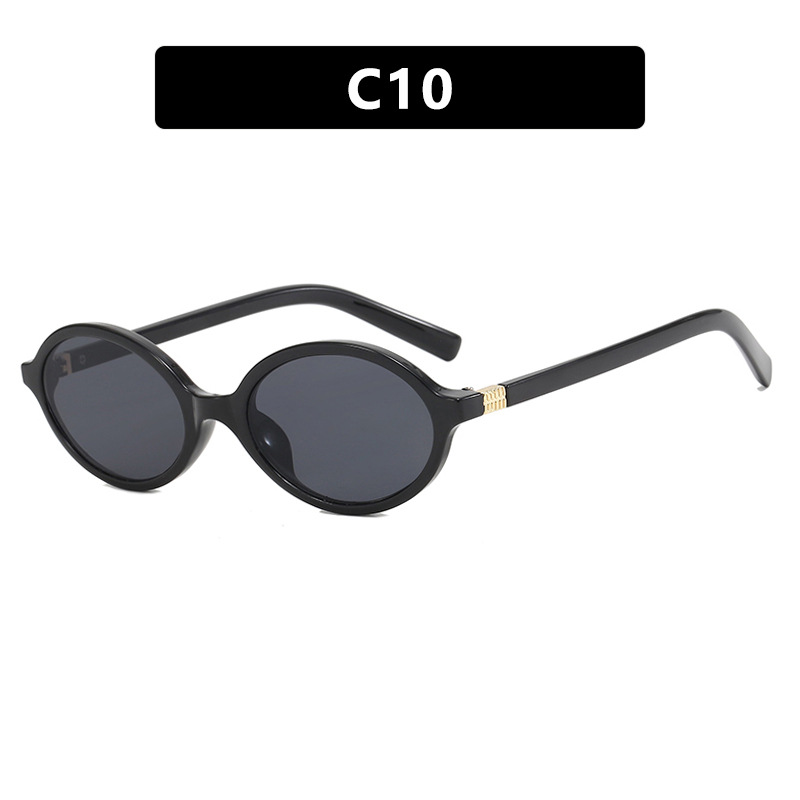 Occhiali da sole ovali vintage NUOVE donne Designer di marca di lusso Piccoli occhiali ovali anti luce blu Occhiali da vista leopardati da uomo di moda retrò