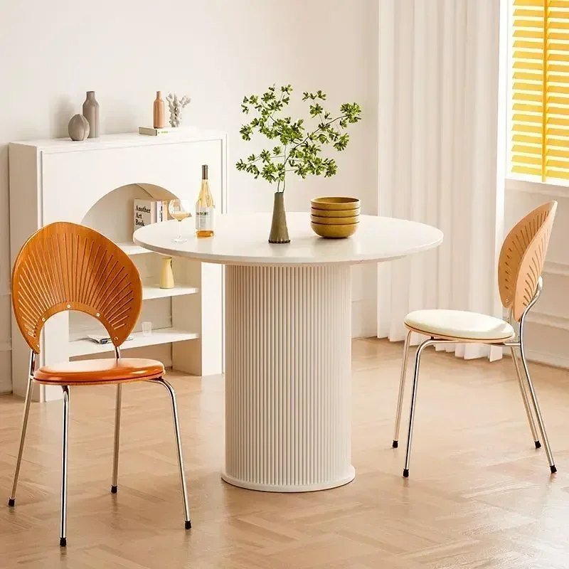 หรูหรารอบกาแฟตารางหินอ่อนExthetic Mini DesignerกาแฟตารางPatio Mesa De Centro Blanca Y Cafeพื้นที่ขนาดเล็กเฟอร์นิเจอร์