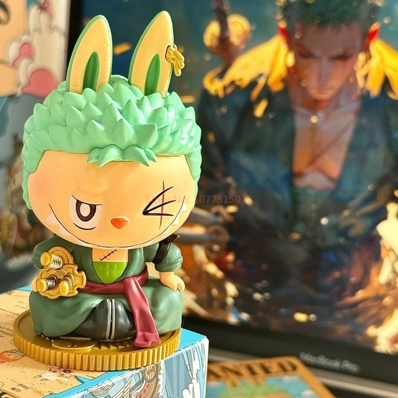 Новая игрушка Labubu'S Linkage Blind Box The Monsters × One Piece Series, коллекция аниме-игрушек, игрушка Labubu, подарок на день рождения