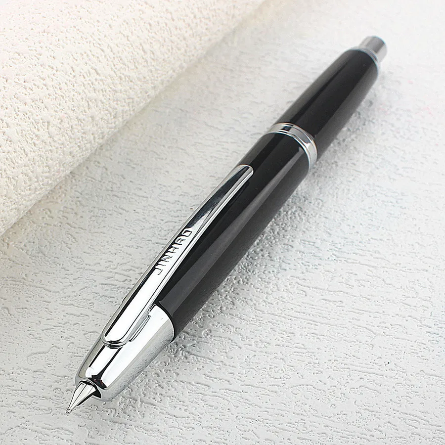 Высококачественная перьевая ручка JINHAO 10, перо EF/F, канцелярские принадлежности, офисные школьные принадлежности, ручка-кликер