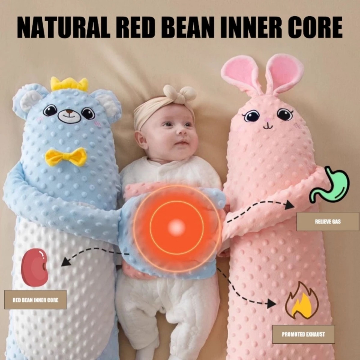 Oreiller électrique pour bébé, compagnon de sommeil, humeur apaisante, paume, télécommande, oreiller d'allaitement pour nouveau-né