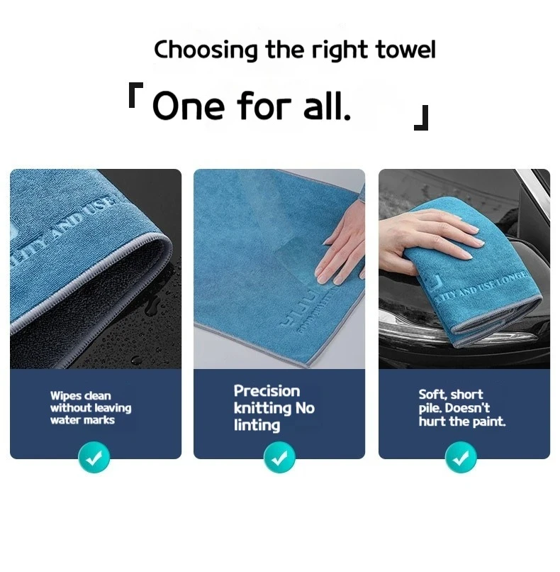 Microfiber Autowashanddoek 75X35cm Niet-pluizende Car Cleaning Handdoeken Ultrazachte Droogdoek Auto Detaillering wassen Gereedschap
