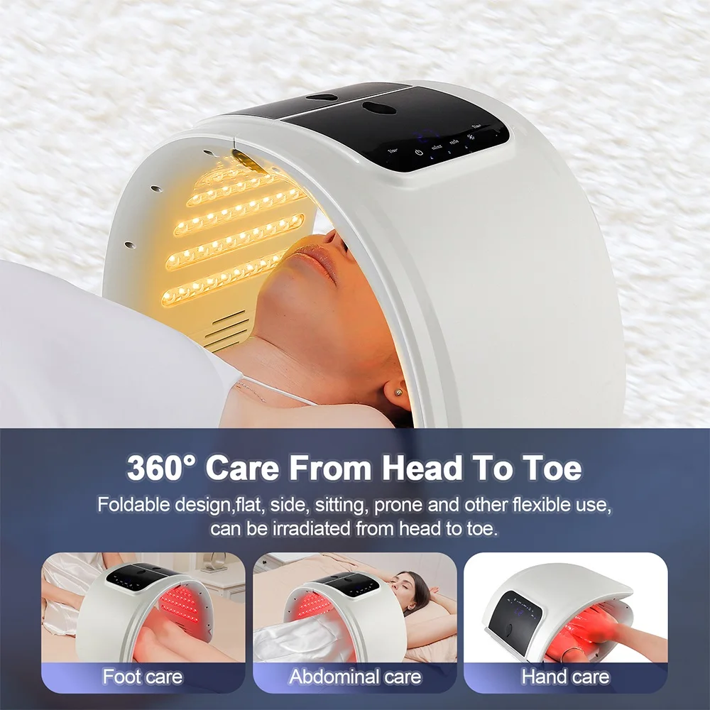 7 色 LED フォトンマシンナノスプレー皮膚保湿フェイス & ボディマスクサロンスパ家庭用肌の若返りにきびスキンケア