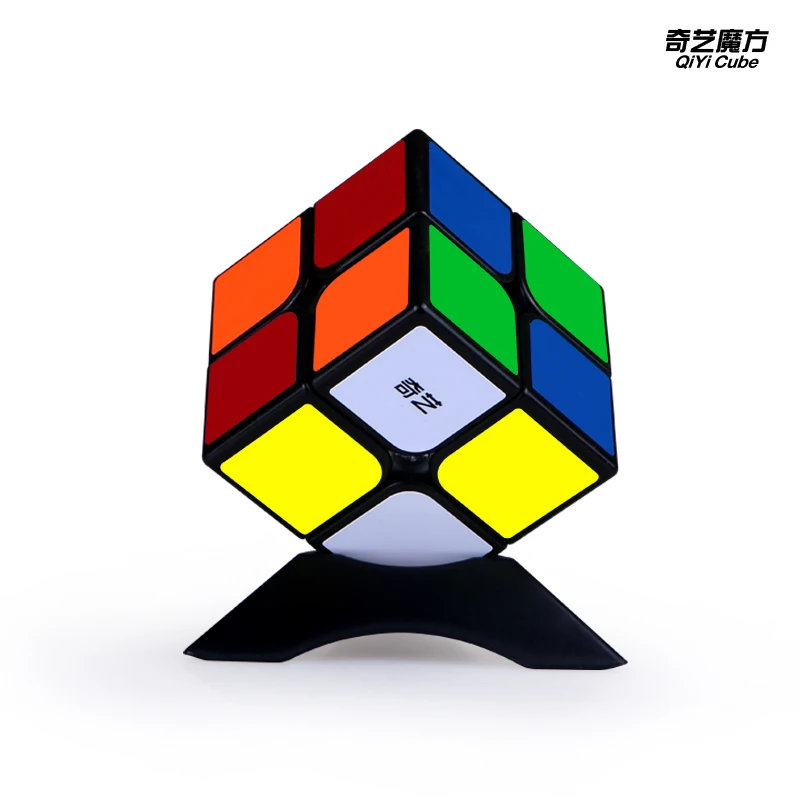[ECube] QiYi QiDi 2x2 ProfessionalSpeed Cube Iniciante Brinquedos Educativos Quebra-cabeça Cubo Mágico Adesivos Adesivo Bebê Crianças Brinquedos