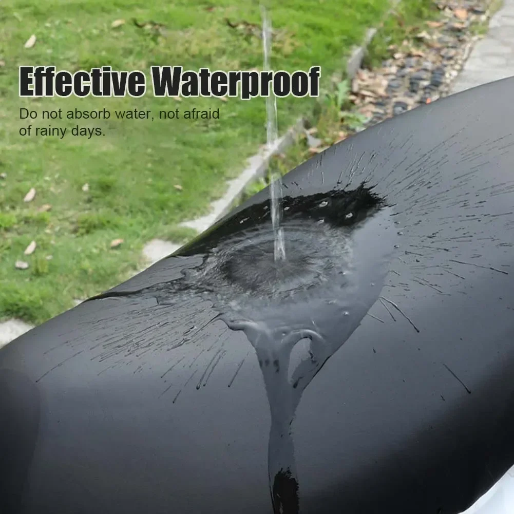 Funda para asiento de motocicleta, impermeable, a prueba de polvo, protector solar a prueba de lluvia, cojín para motocicleta, funda protectora para asiento, accesorios