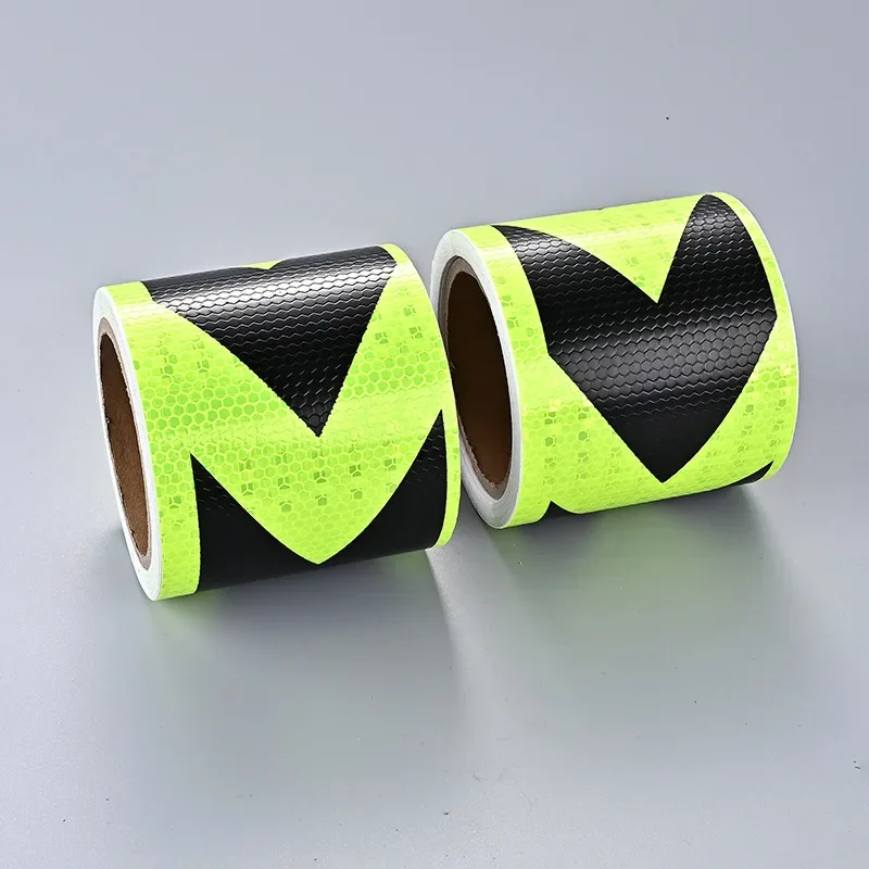 ลูกศร 5 ซม.x 3 M สะท้อนแสงสติกเกอร์จักรยาน Self-Adhesive Reflectors กันน้ําเทปแถบสําหรับรถยนต์หมวกกันน็อคจักรยานรถจักรยานยนต์