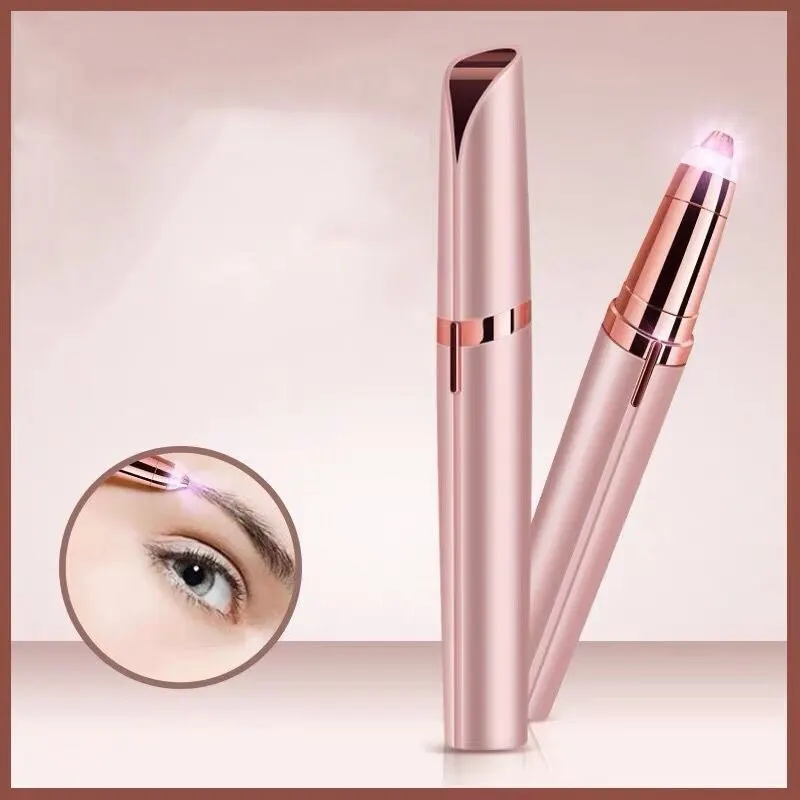 Cuchillo eléctrico de corte de cejas para mujer, mini máquina de afeitar de corte automático de cejas