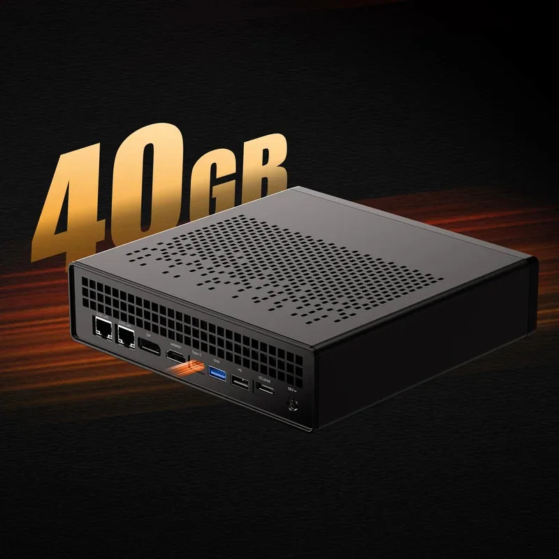 MINISFORUM MS-A1 Mini PC Barebones AMD AM5 ซ็อกเก็ต USB4.0 ไม่มี CPU/RAM/SSD/OS OCulink Tri-Display Gaming มินิเดสก์ท็อปคอมพิวเตอร์