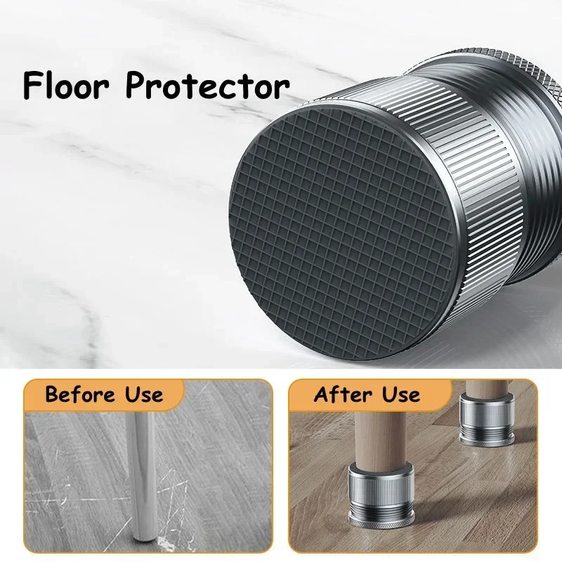 Eary 2/4 pezzi mobili in metallo gamba booster pad letto Riser altezza regolabile divano piedi protezione del pavimento WashMachine gamba Highten Cusion