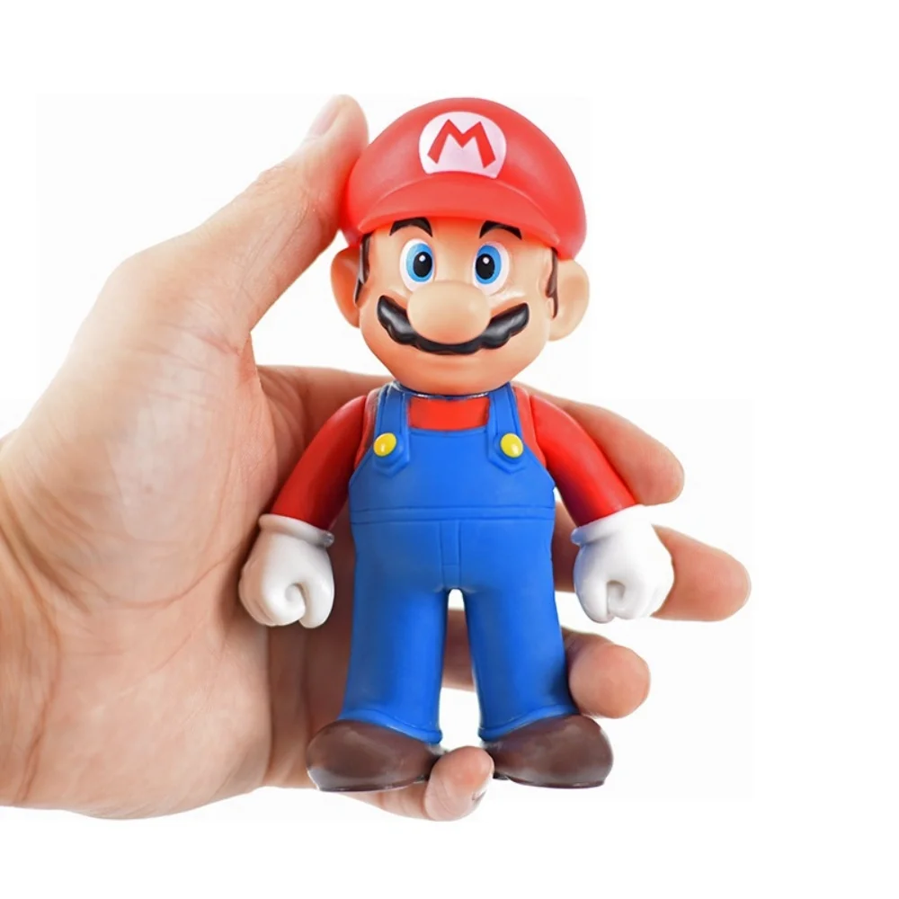 Game Super Mario Bros Figuur Pop Stripfiguren Mario Creatief Beweegbaar Collectible Model Speelgoed Verjaardagscadeautjes voor kinderen