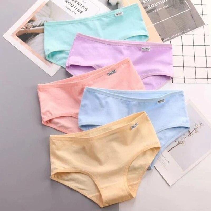 7 Stks/partij Damesslipje Plus Size Ondergoed Katoenen Slips Meisjes Zachte Pantys Vrouwelijke Intimi Underpant Voor Vrouwen Sexy Lingeries