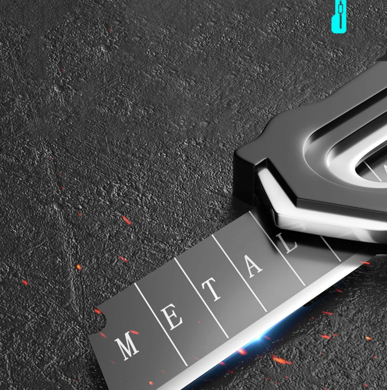 Stainless Steel Industrial Utility Knife Replaceable High Carbon Steel Blade Paper Cutter Office Art Student Supplies