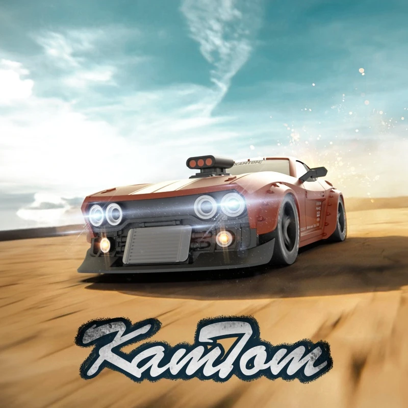 KAMTOM – voiture jouet à quatre roues motrices, voiture télécommandée RC, modèle de dérive professionnel pour adulte, charge à grande vitesse, voiture de course pour garçon, cadeau