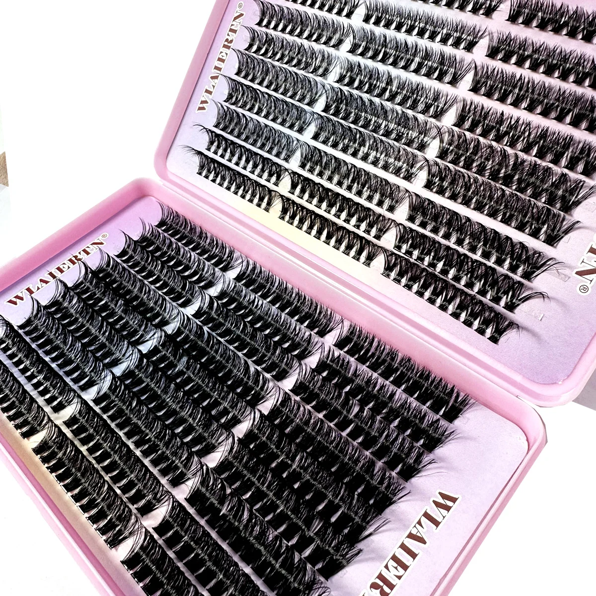 Faux Mink Eyelashes 540Cluster C ม้วน 9-16 มม.ธรรมชาติ Eyelash Extension 3D รัสเซีย Strip ส่วนบุคคลขนตาแต่งหน้าเครื่องมือ