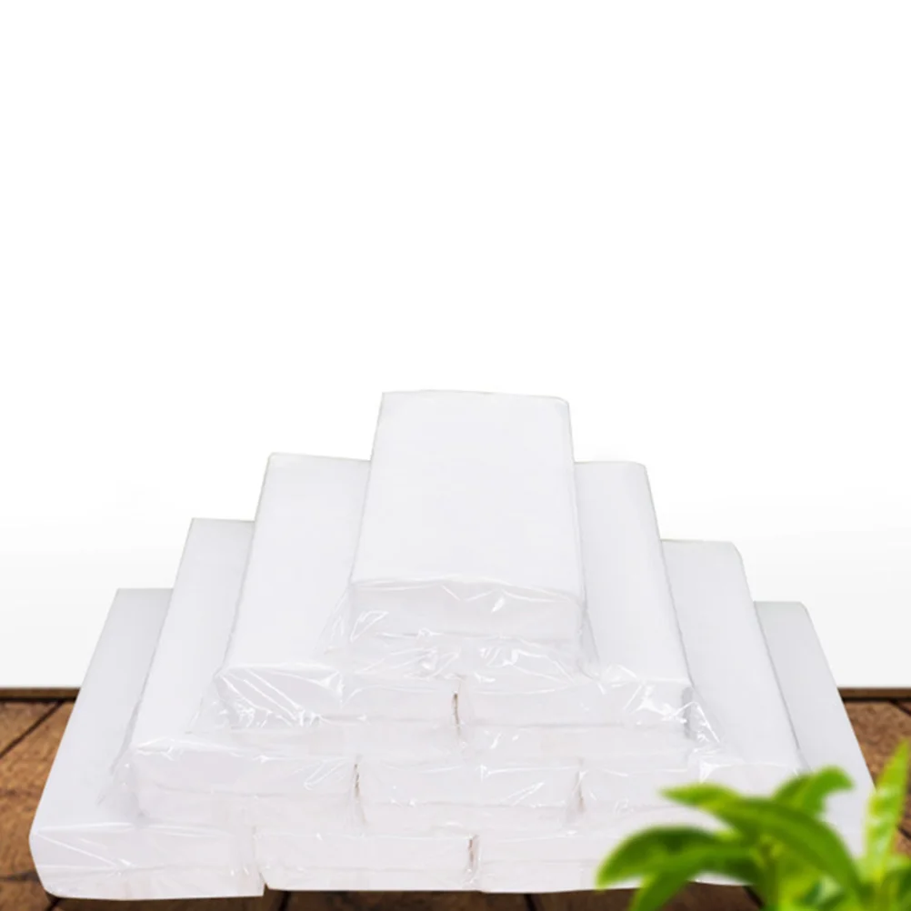 10 confezioni di tovaglioli in tessuto sfuso fazzoletti di carta usa e getta lotti tovaglioli tovagliolo per hotel tovagliolo KTV tovagliolo per ristorante (bianco 90