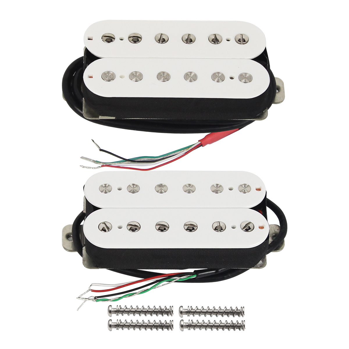 FLEOR 2 Chiếc Humbucker Bộ Alnico 5 Đàn Guitar Cổ + Cầu Bán Tải Điện Phần Guitar