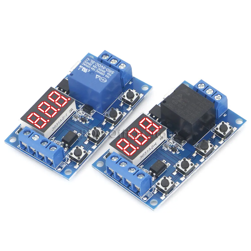 Постоянный ток 6-30 в Поддержка Micro USB 5 В светодиодный дисплей Автоматизация таймер задержки цикла переключатель выключения реле времени задержки 6 в 9 в 12 В 24 В