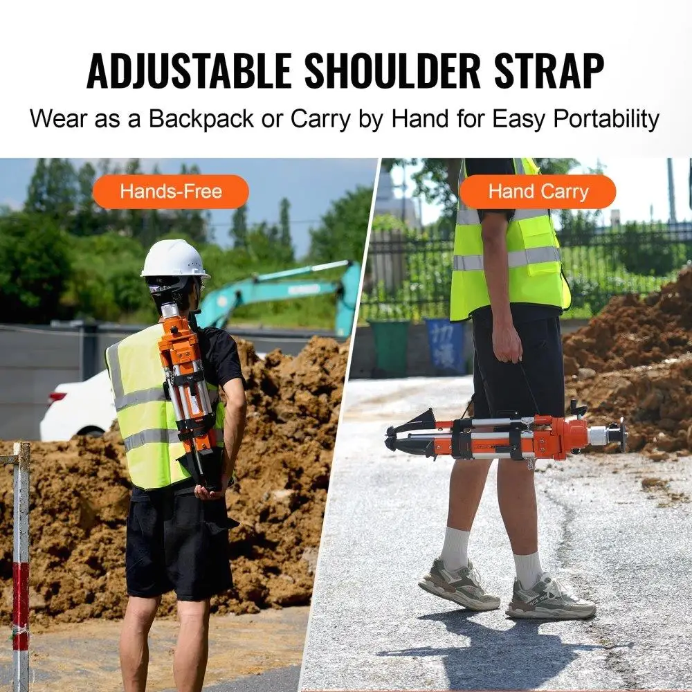 Adjustable Height Tripod Leveling Stand for Ladders & Scaffolding 27.16 to 67.71 Inches with 5/8-11 Thread Home Improvement Tool